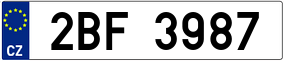 Truck License Plate